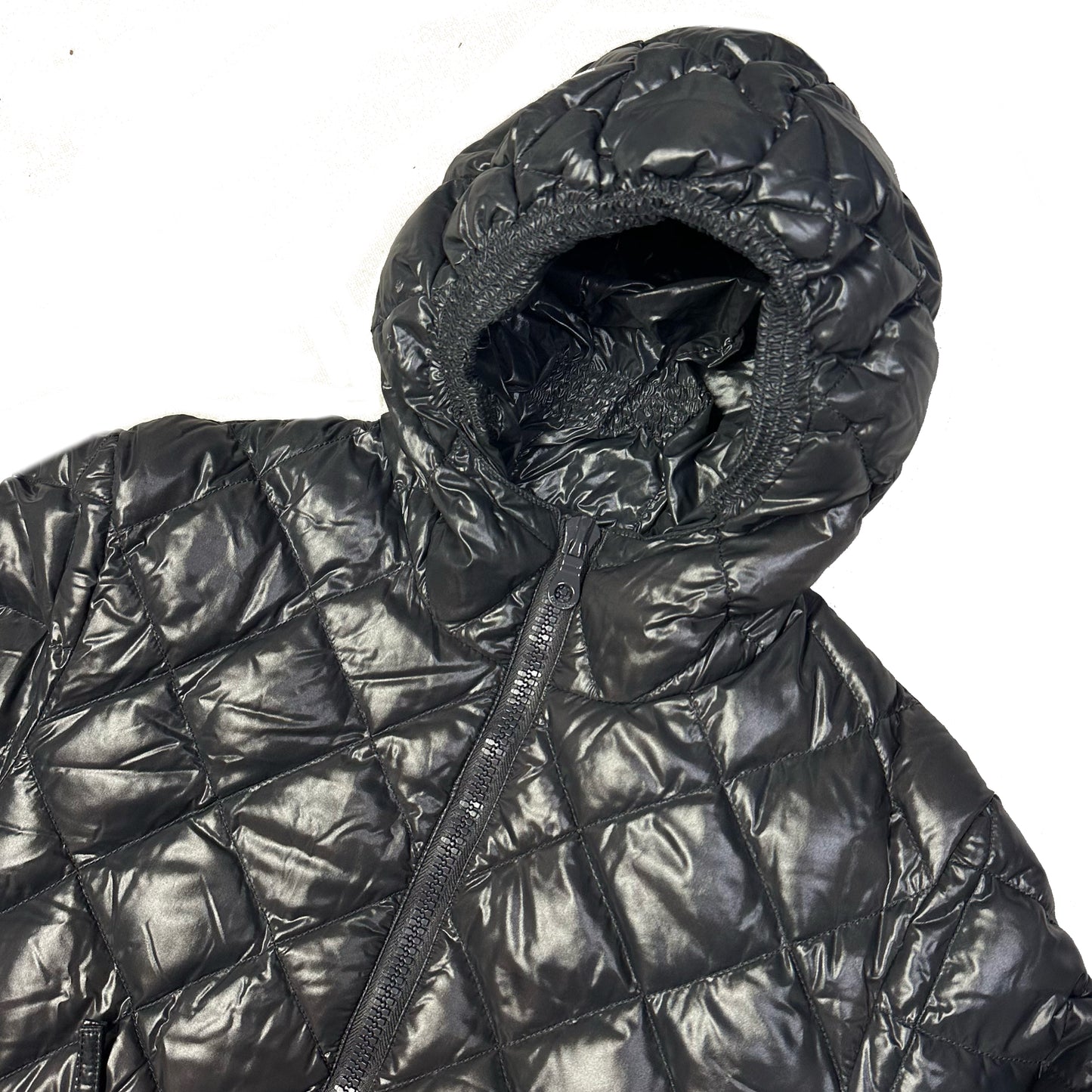 Duvetica Diamond Stitch Puffer Jacket In Black ( S )