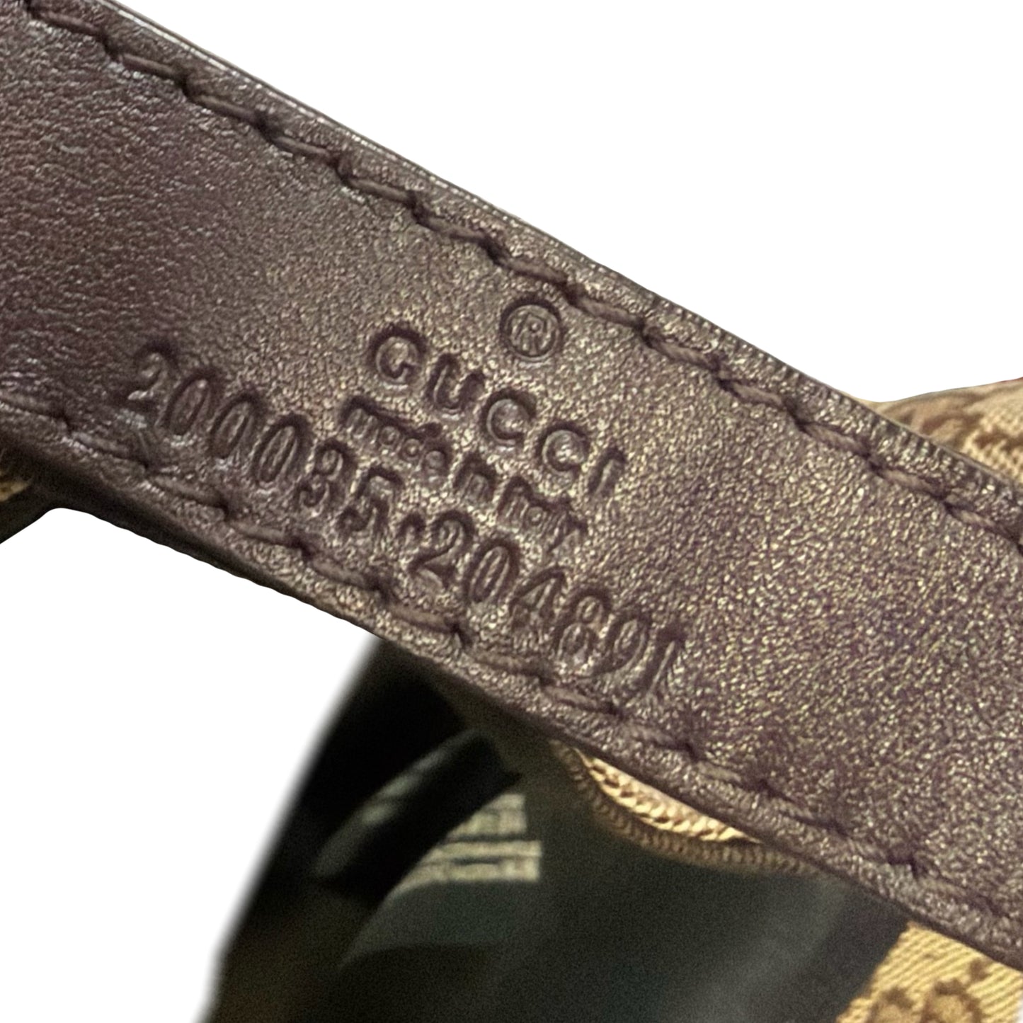 Gucci Monogram Cap In Tan (L)