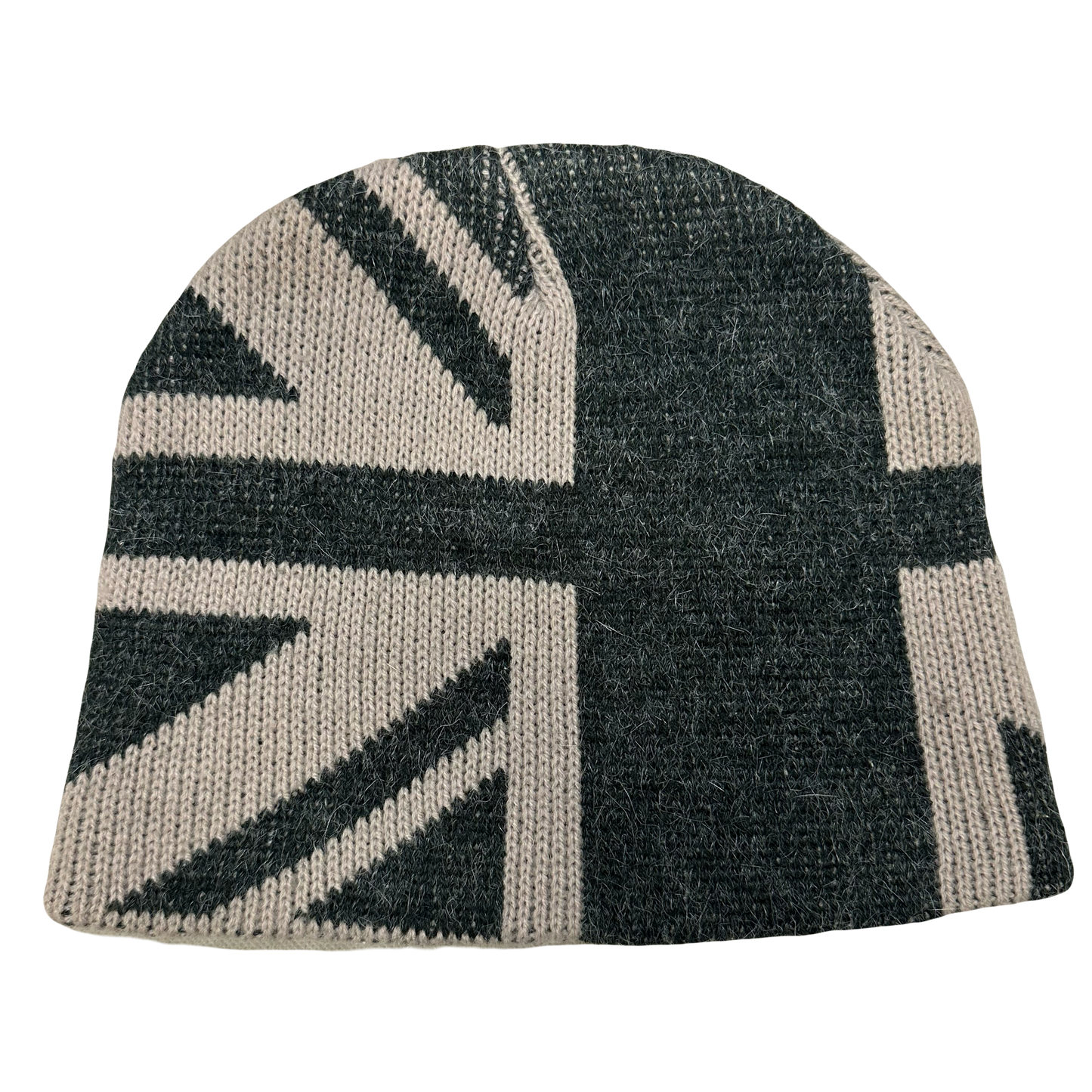 Union Jack Beanie In Grey ( OS )
