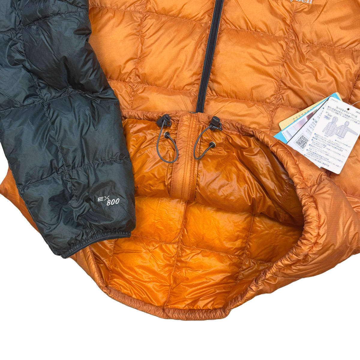 Montbell Superior Down Parka Puffer Jacket In Orange (S)