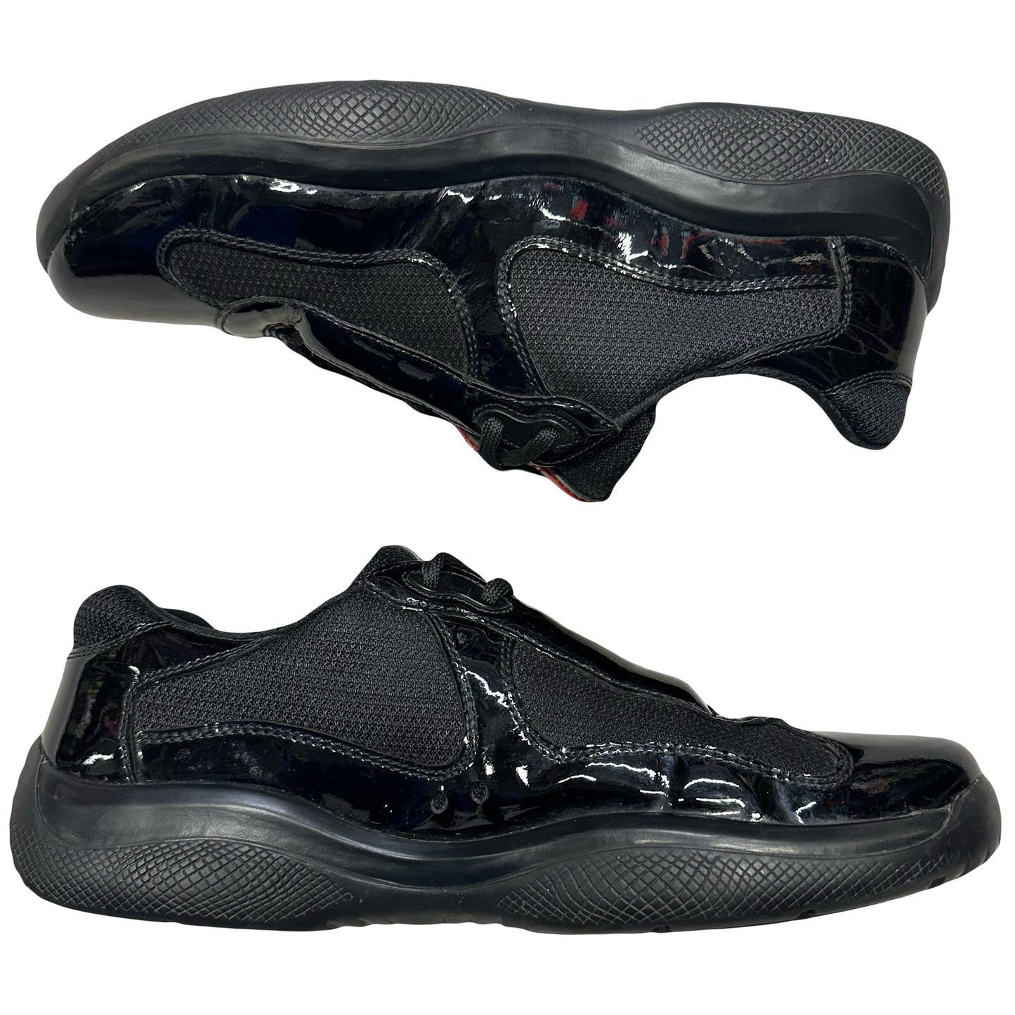Prada America’s Cup Sneakers In Black ( 6.5UK / 7.5US ) - 1036 Emporium