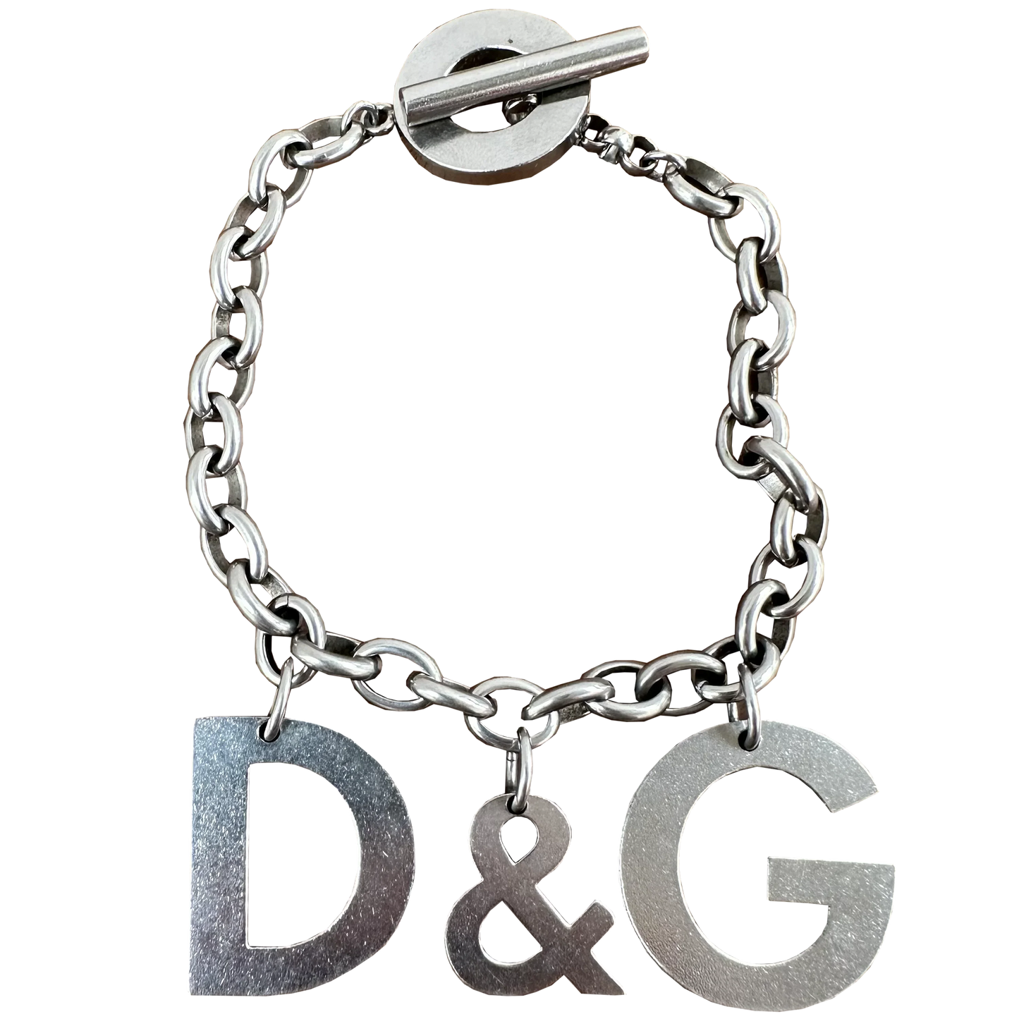 Dolce & Gabbana Steel Spellout Chain Bracelet
