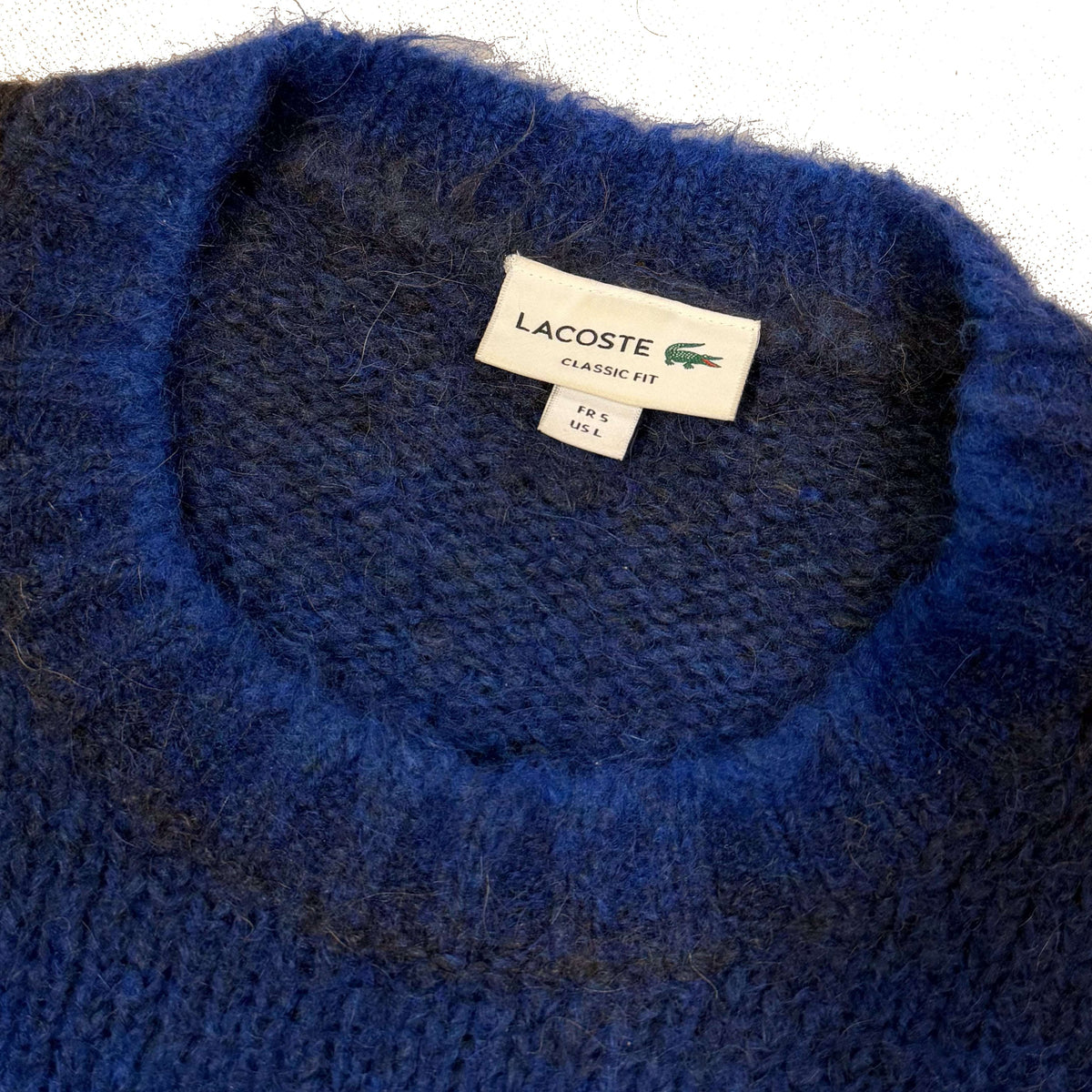 Lacoste Knitted Sweatshirt In Blue (L)