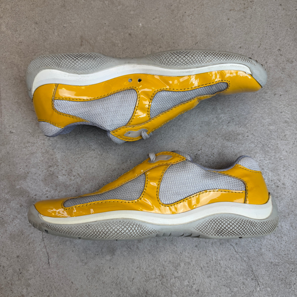 Prada America’s Cup In Sneakers In Yellow (9UK)
