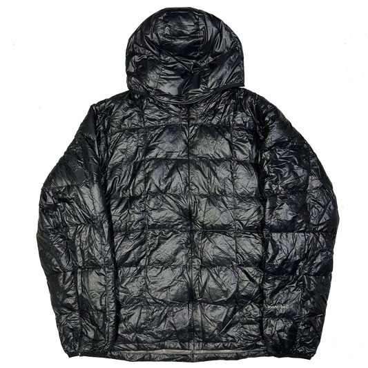 Montbell Square Stitch Puffer Jacket In Black ( XL )