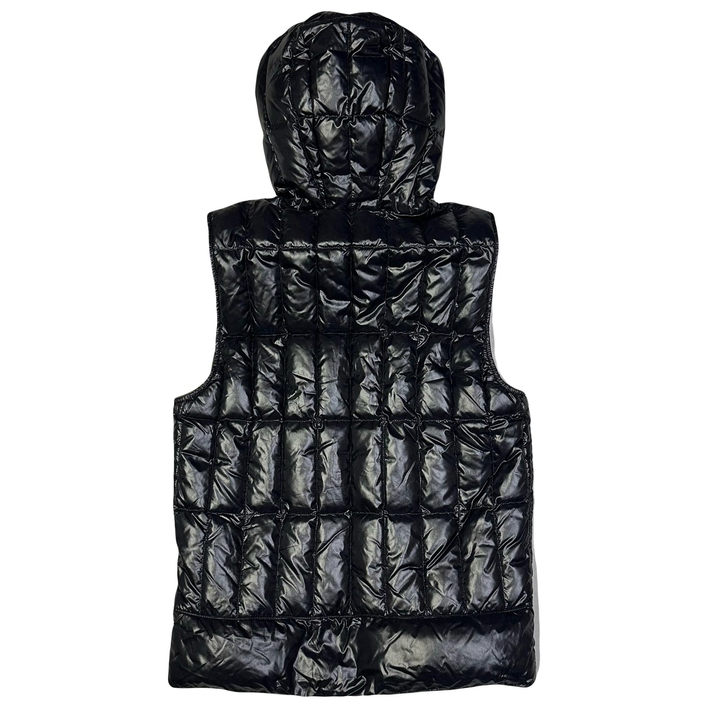 Duvetica Hooded Puffer Gilet In Black (S)