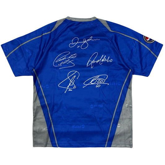 Pepsi 2004 'Dare for More' Signed Shirt In Blue ( M )