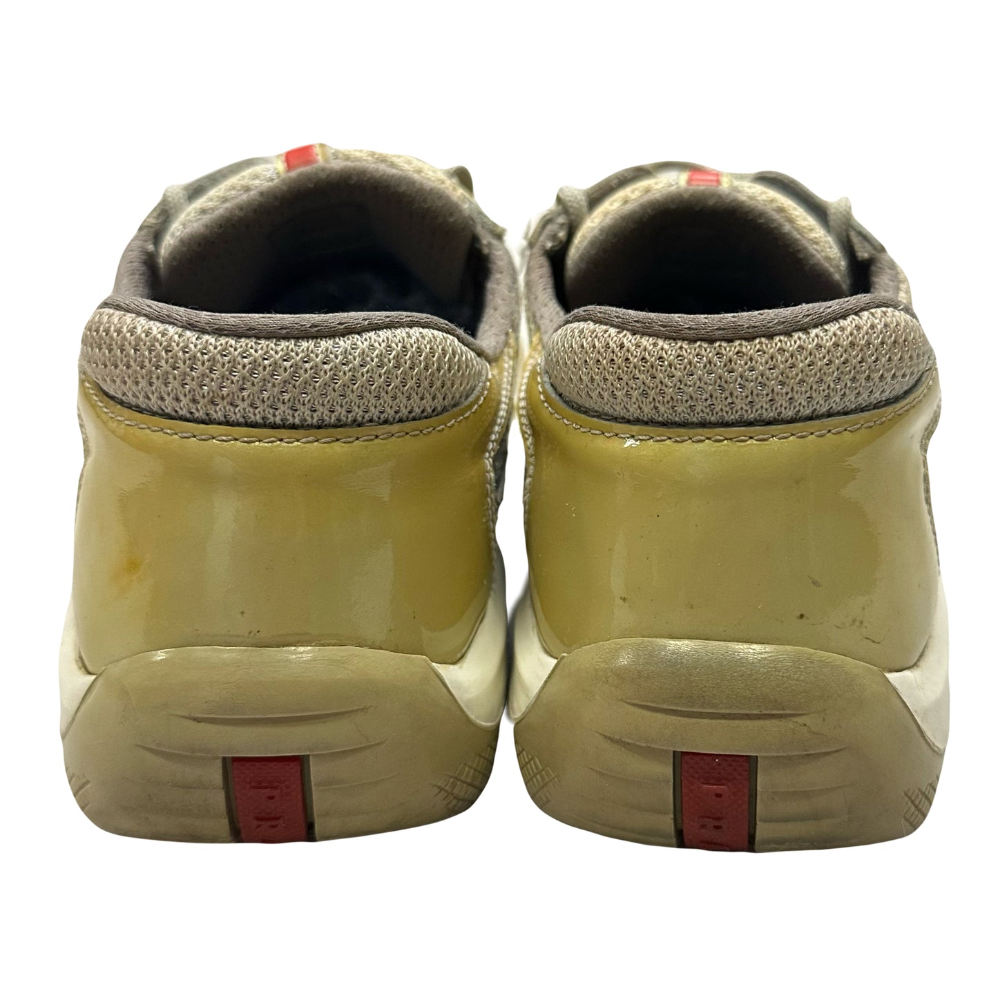Prada America’s Cup Sneakers In Gold ( 7UK / 8US )