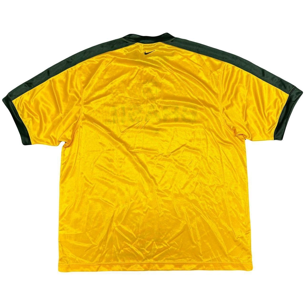 Nike Brazil 2002 Training Shirt In Yellow ( M )