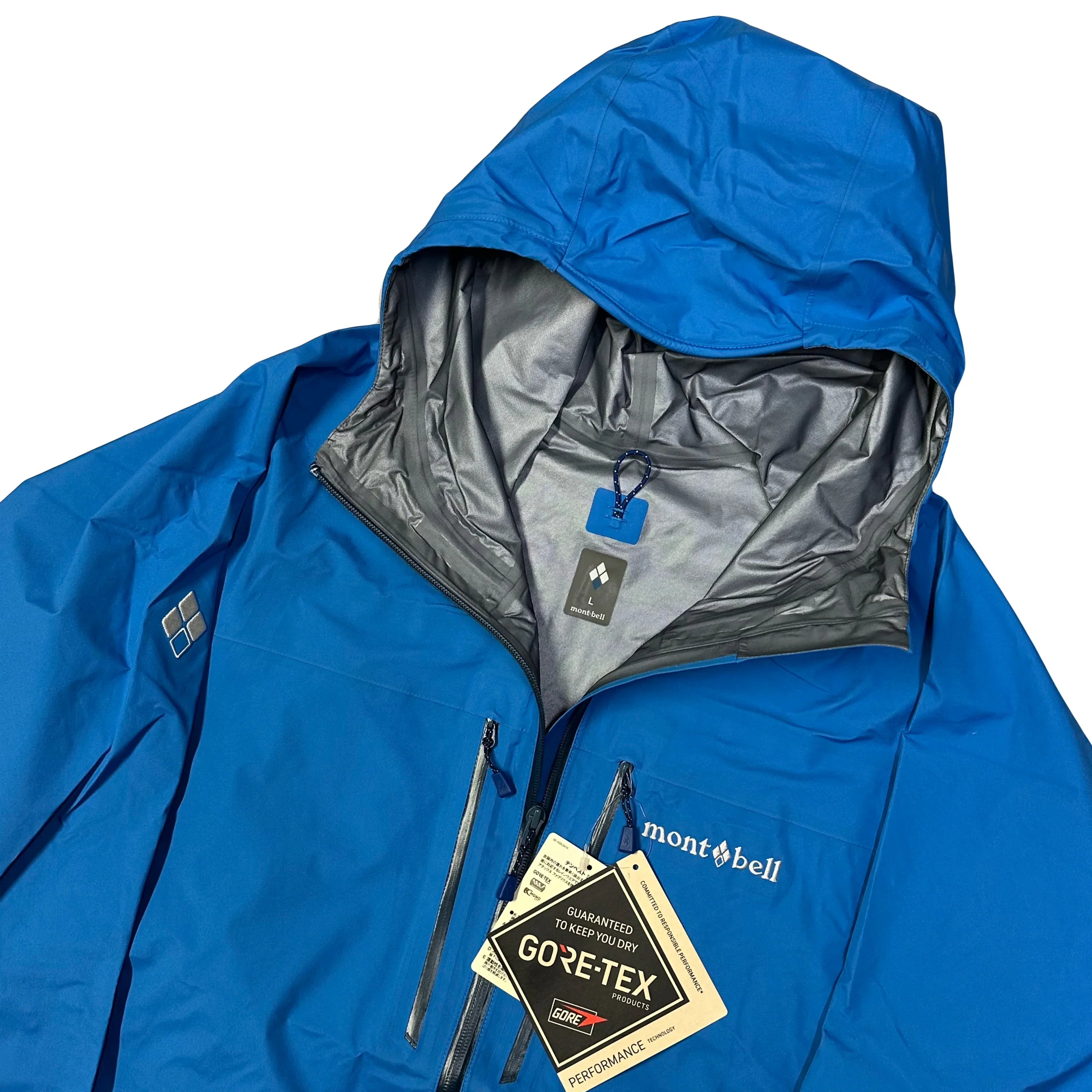 Montbell Tempest Gore-Tex Jacket In Blue ( L ) – 1036 Emporium
