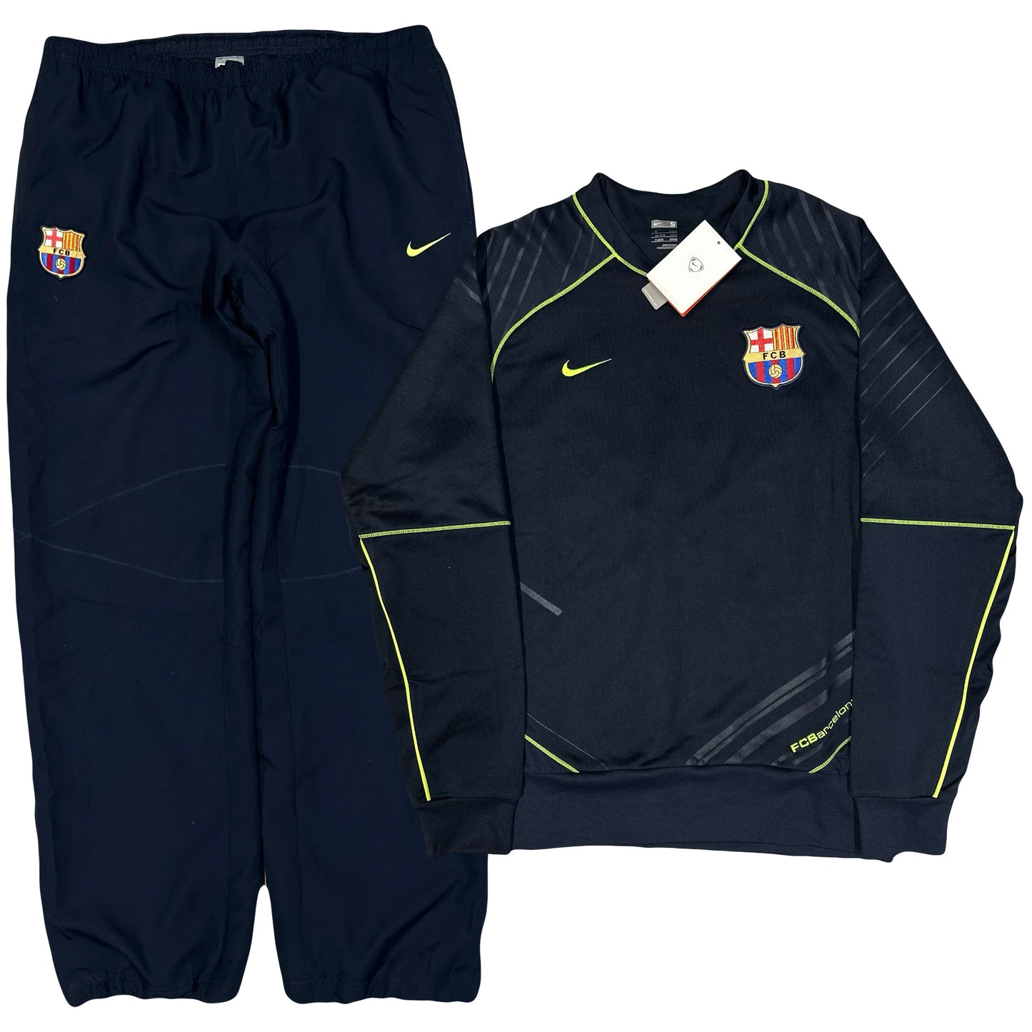 Nike Barcelona 2007/08 Tracksuit In Navy ( S )