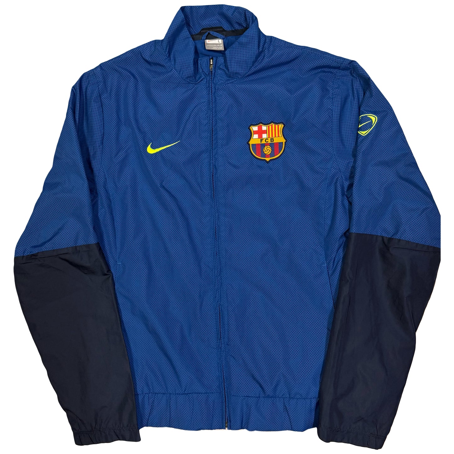 Nike Barcelona 2009/10 Tracksuit Top In Blue & Navy (L)