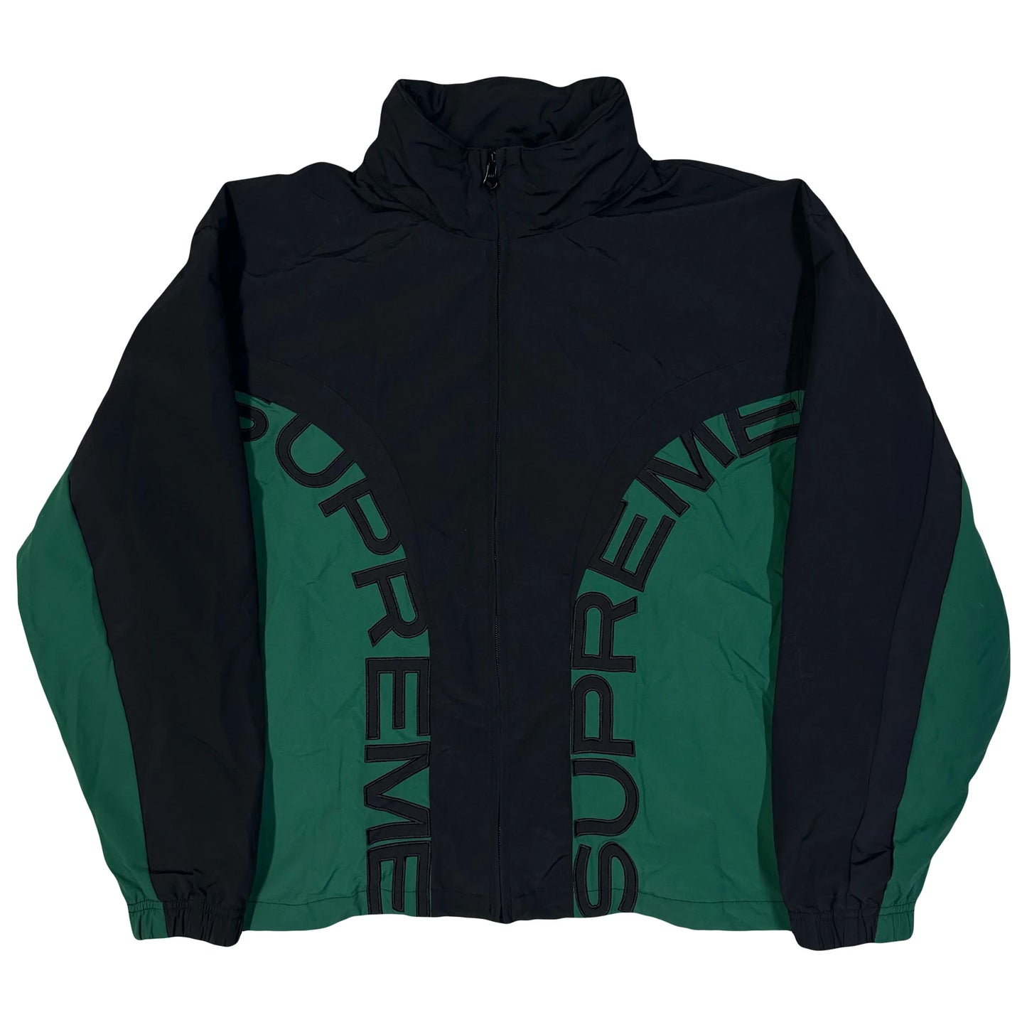 Supreme Curve Track Jacket In Black ( S )