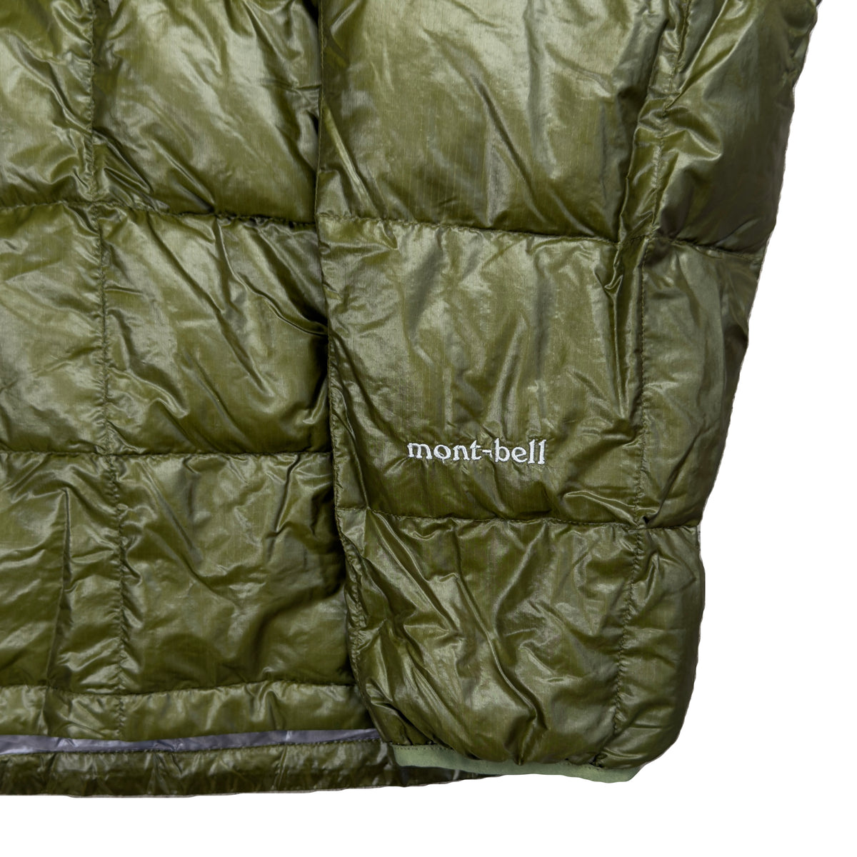 Montbell Superior Down Parka Puffer Jacket In Khaki Green (L)