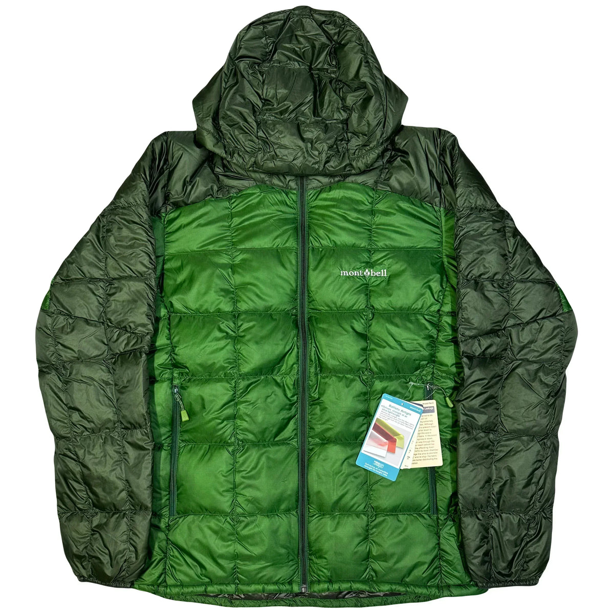 Montbell Superior Down Parka Puffer Jacket In Green (L) – 1036 