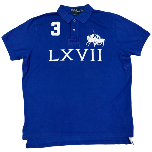 Ralph Lauren LXVII Polo In Blue ( XL )
