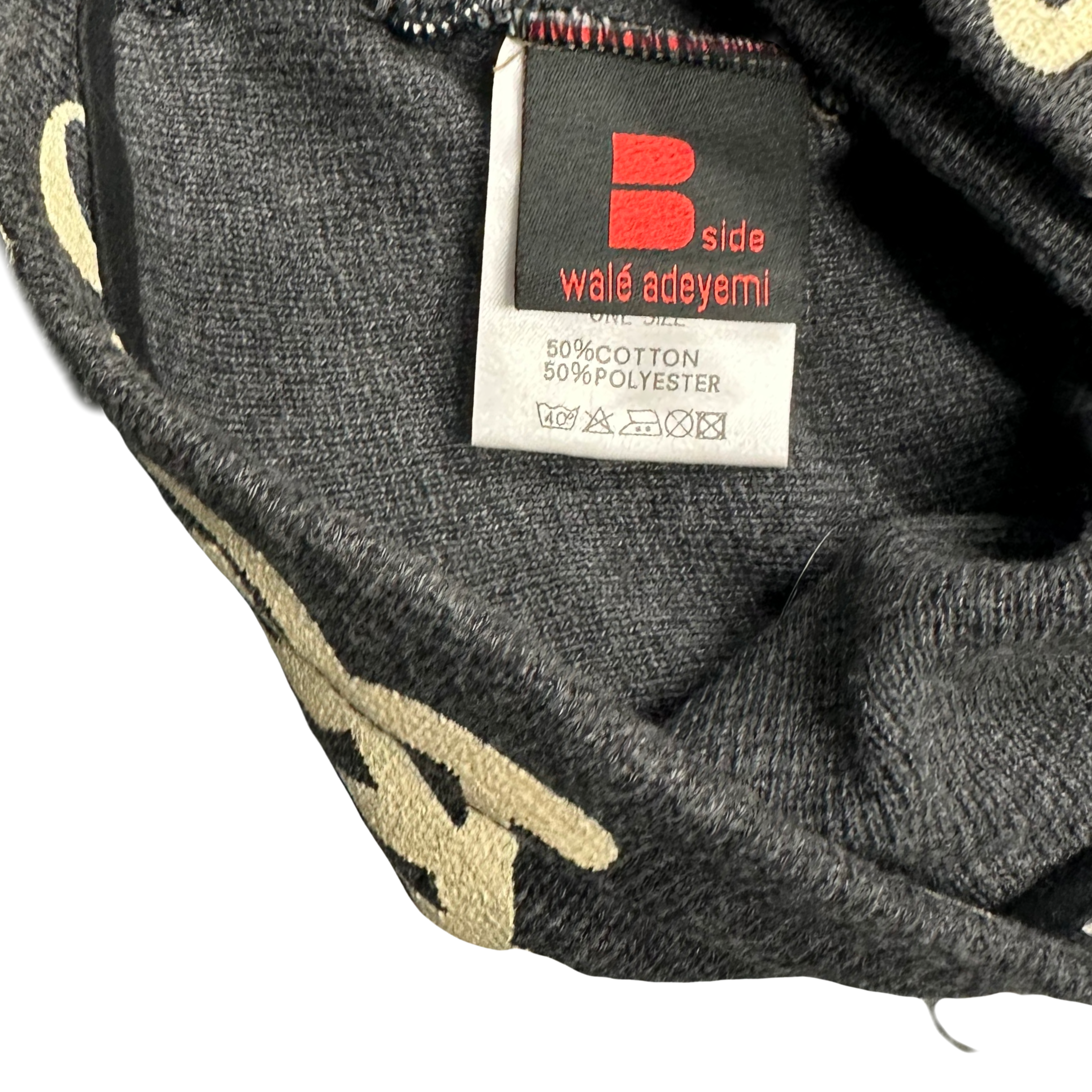 Walé Adeyemi Monogram Beanie In Navy ( OS )