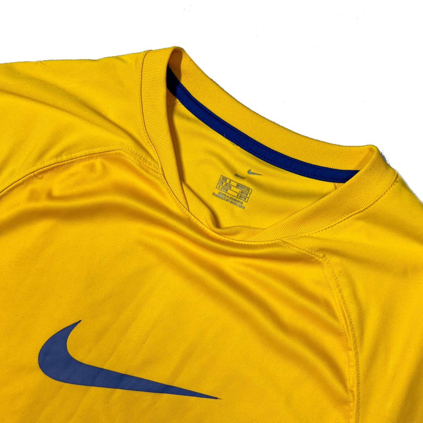 Nike Brazil 2000s Shirt In Yellow & Green ( S )