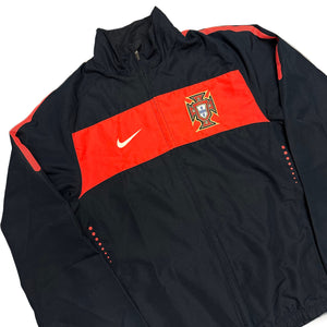 Nike 2010/11 Portugal Tracksuit Top In Black ( M )
