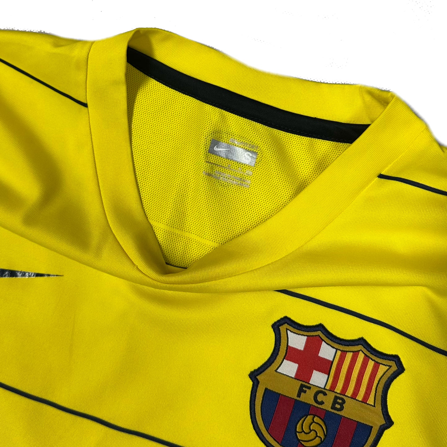 Nike Barcelona 2008 Shirt In Yellow ( S )