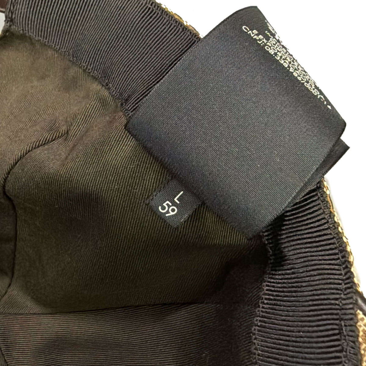 Gucci Monogram Cap In Tan (L)