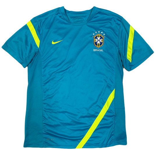 Nike 2012/13 Brazil Shirt In Blue ( M )