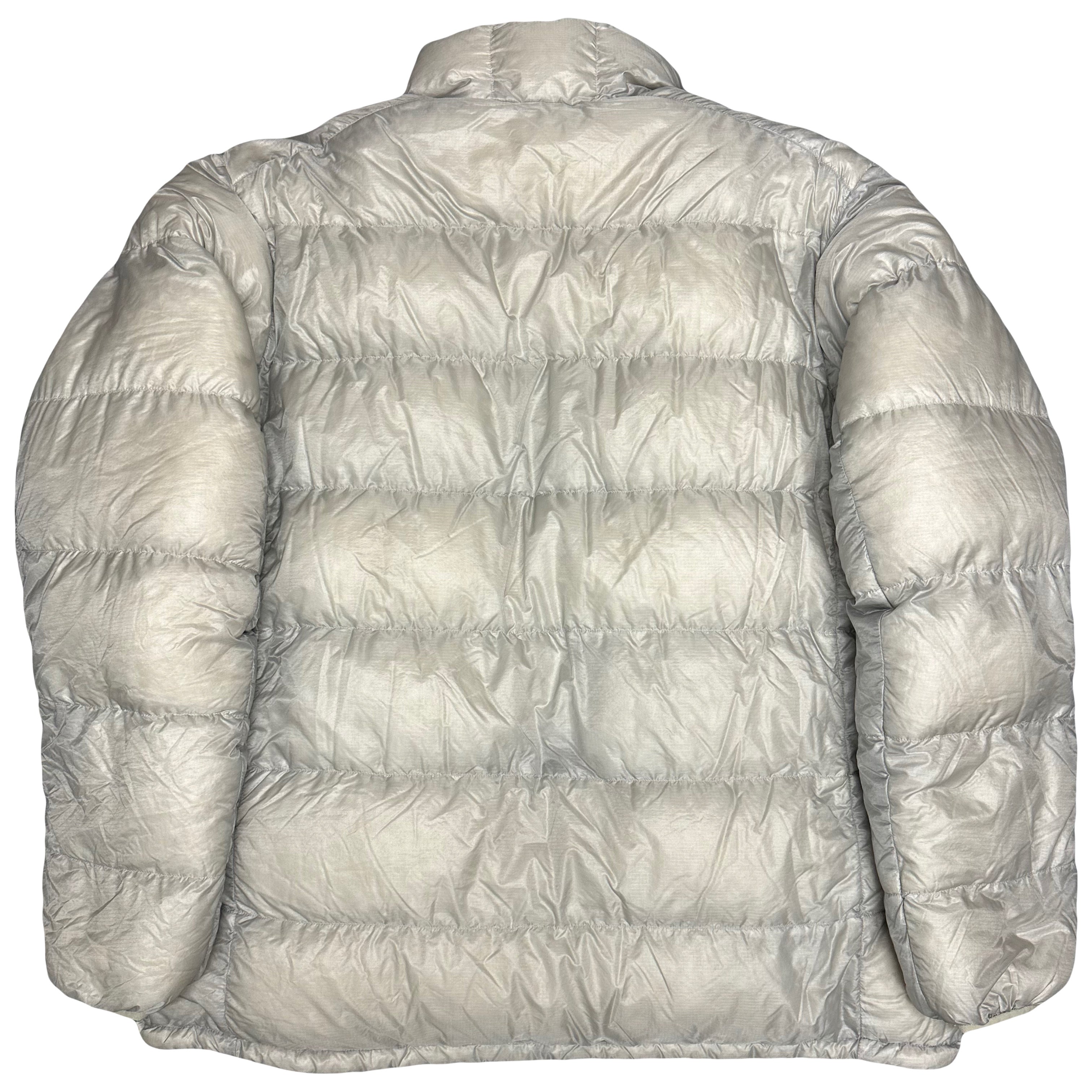 Montbell Down Puffer Jacket In Silver / Grey ( XL )