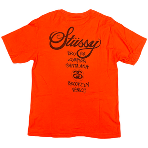 Stüssy Spellout T-Shirt In Orange ( M )