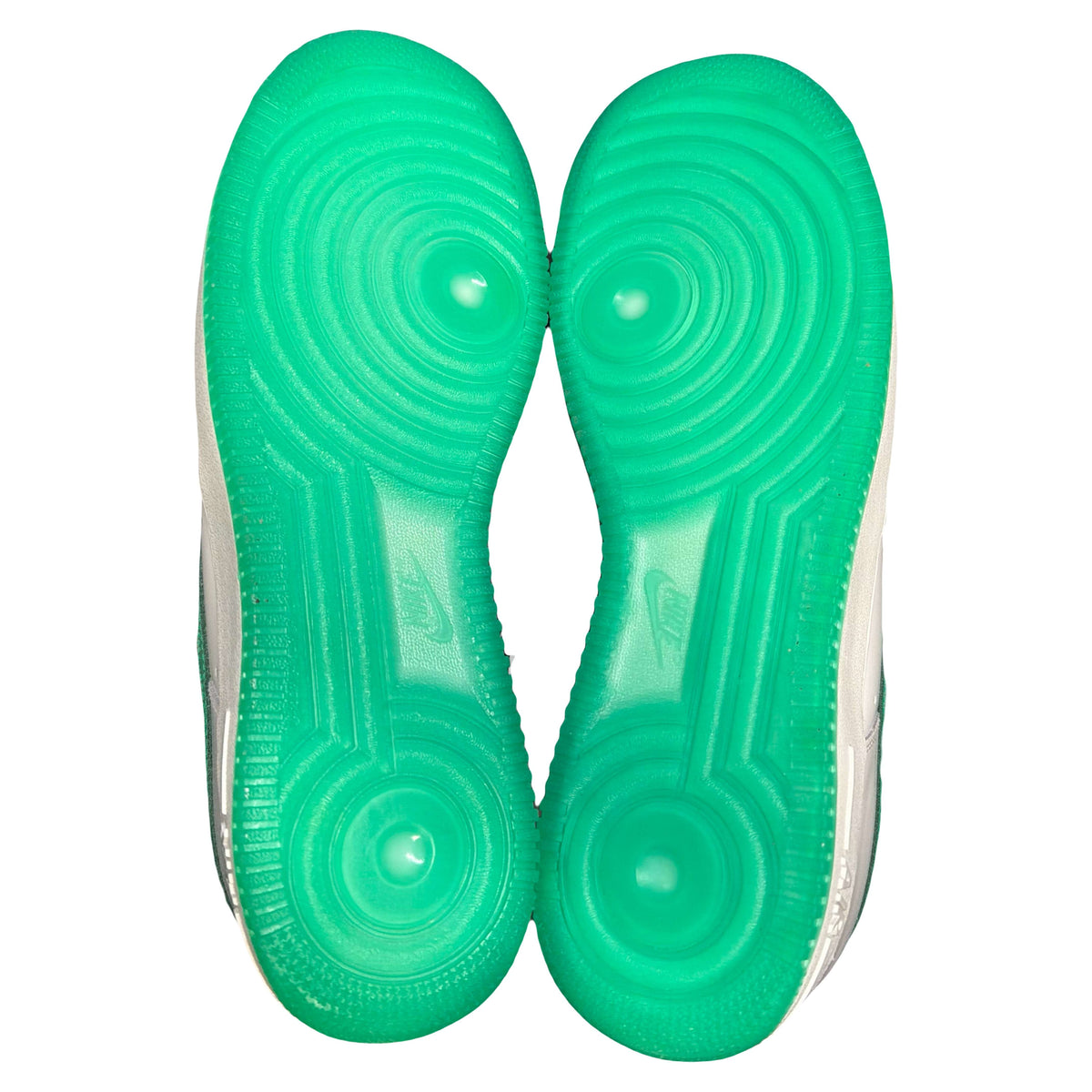 Nike Patent Air Force 1 In White & Green (11UK/12US)