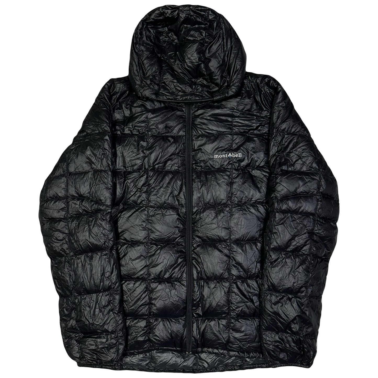 Montbell Square Stitch Puffer Jacket In Black - Superior Down Parka ( L )