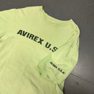 Avirex Spellout T-Shirt In Green ( XL )