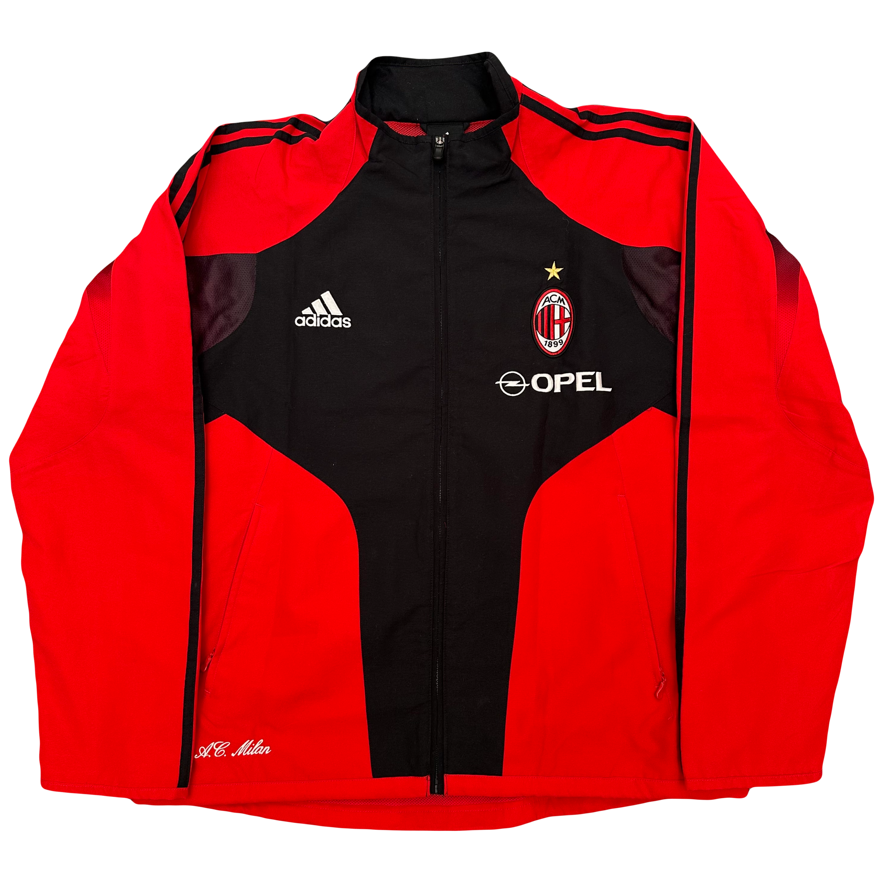 Adidas AC Milan 2004/05 Opel Tracksuit ( XL )