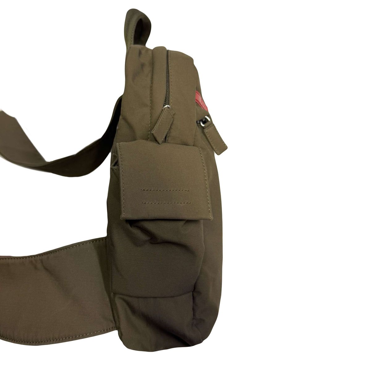 Prada Sport Side Bag In Khaki