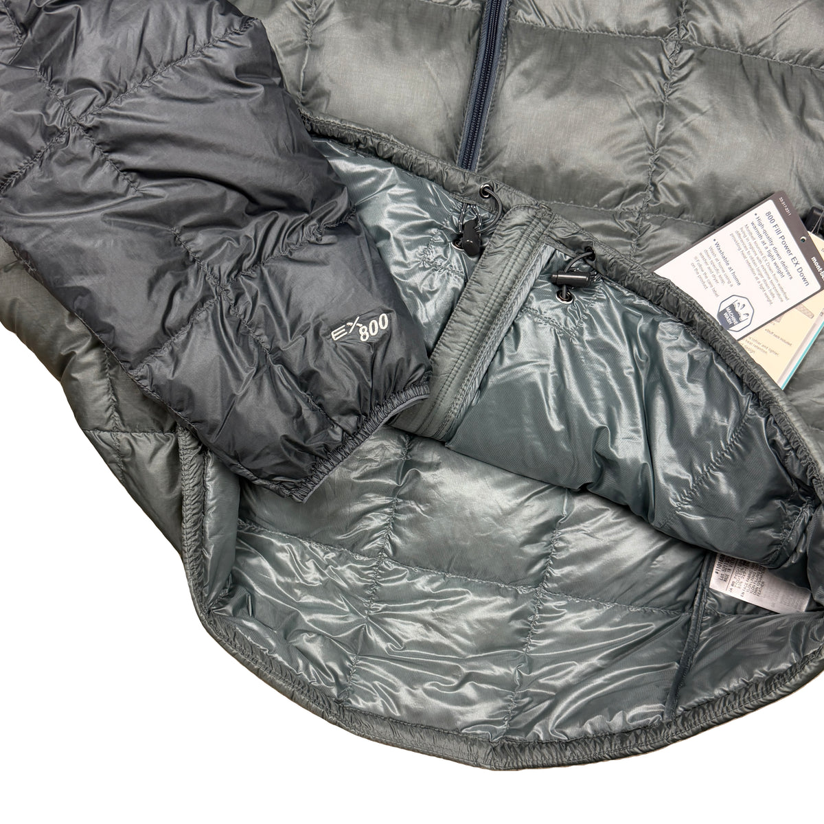 Montbell Superior Down Parka Puffer Jacket In Grey (XXL)