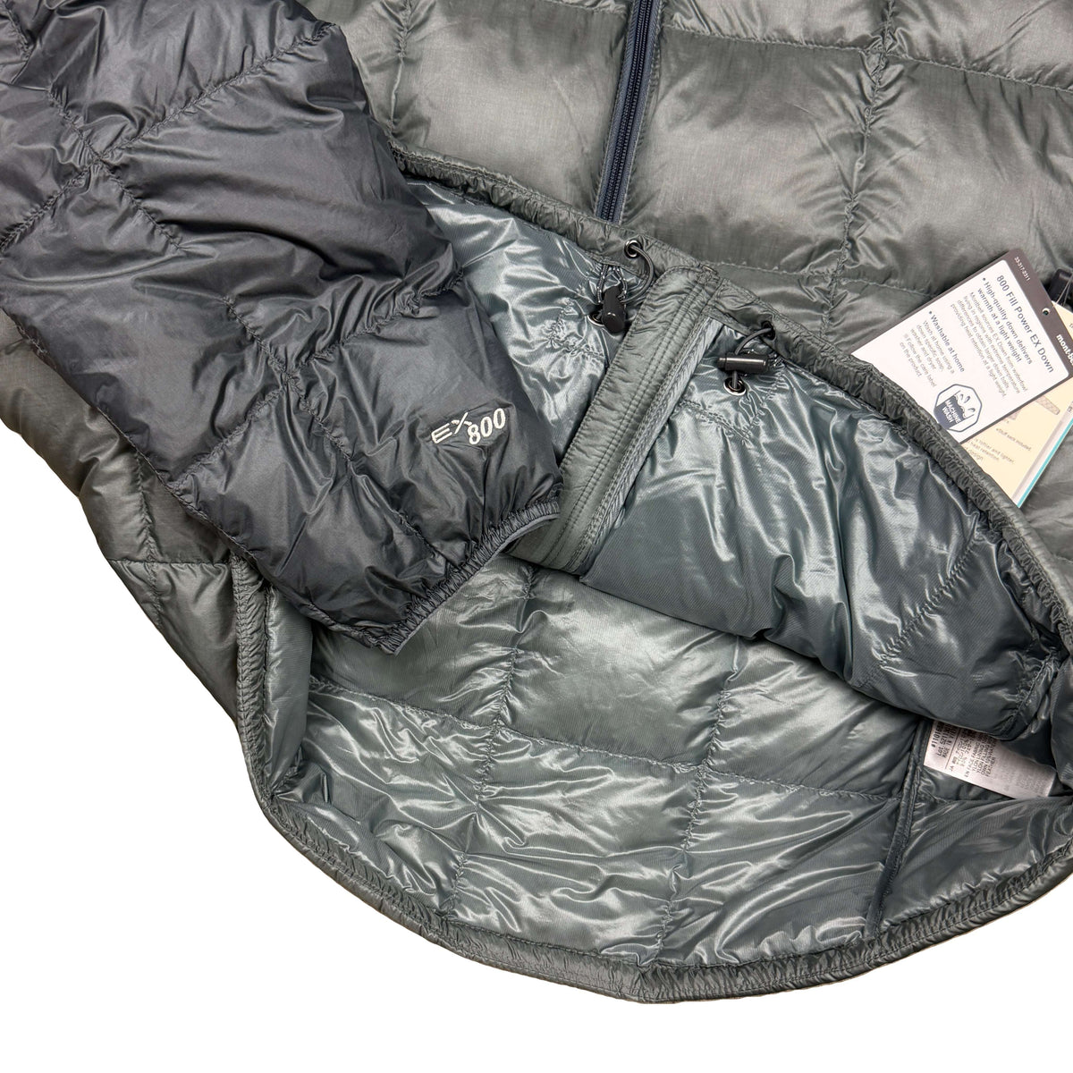 Montbell Superior Down Parka Puffer Jacket In Grey (XXL)