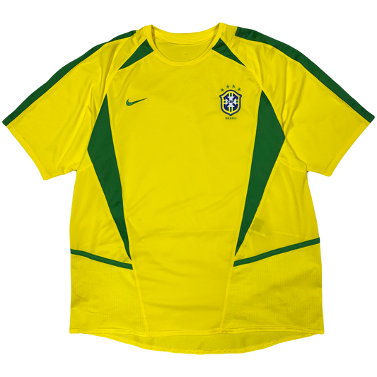 Nike Brazil 2004 Shirt In Yellow ( M )