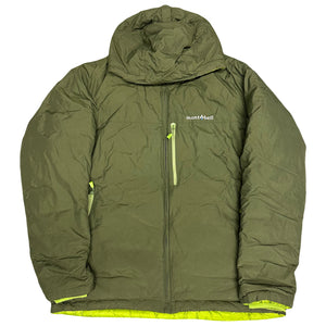 Montbell Reversible Down Jacket In Green & Khaki ( L )
