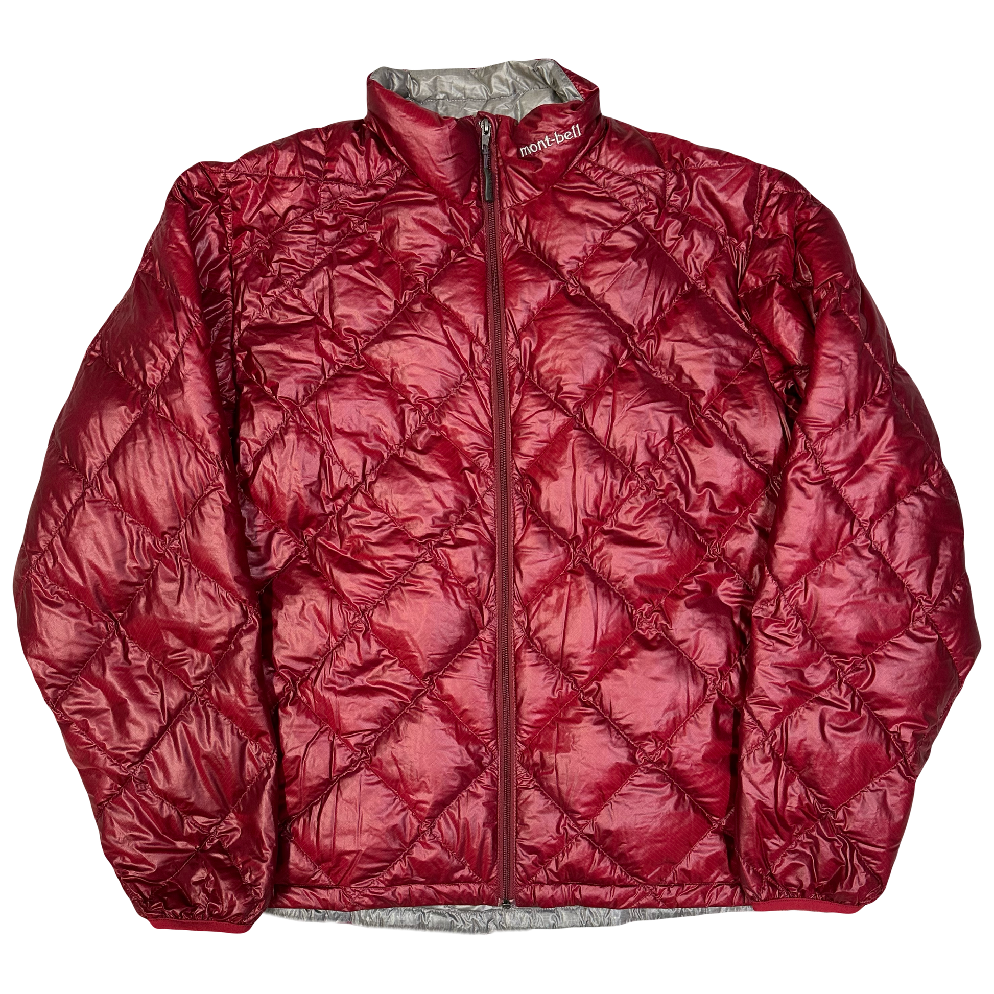 Montbell Diamond Stitch Puffer Jacket In Red ( XL ) - 1036 Emporium