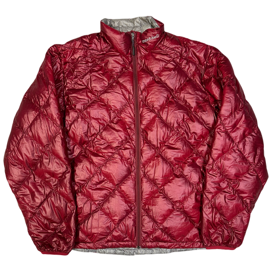 Montbell Diamond Stitch Puffer Jacket In Red ( XL ) - 1036 Emporium