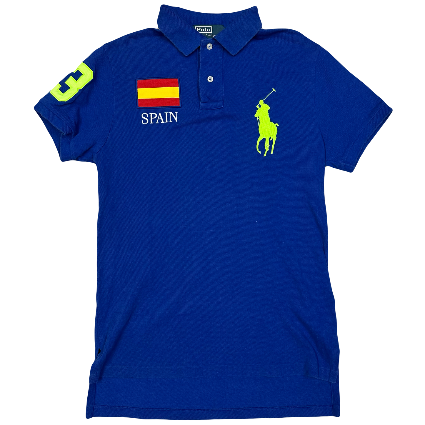 Ralph Lauren Spain Polo In Blue ( S )