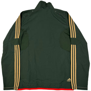 Adidas AC Milan 2011/12 Tracksuit In Dark Green ( S )