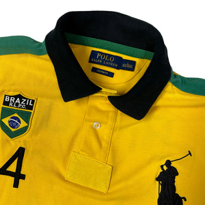 Ralph Lauren Spellout Brazil Polo In Yellow ( L )