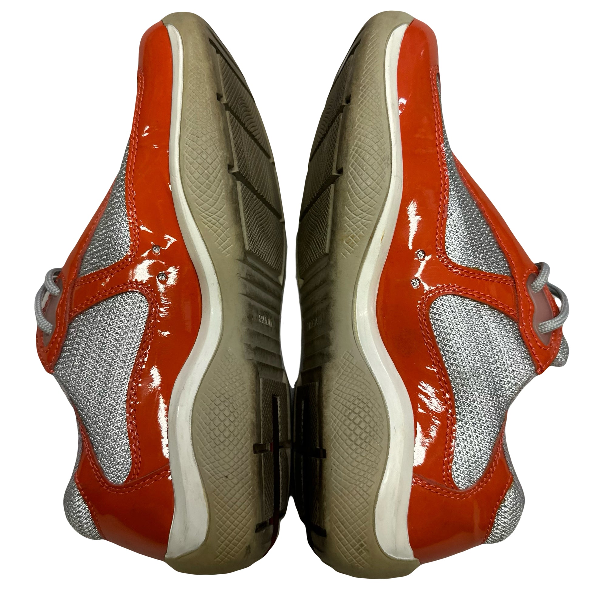 Prada America’s Cup Sneakers In Orange ( 4.5UK / 5.5US ) - 1036 Emporium