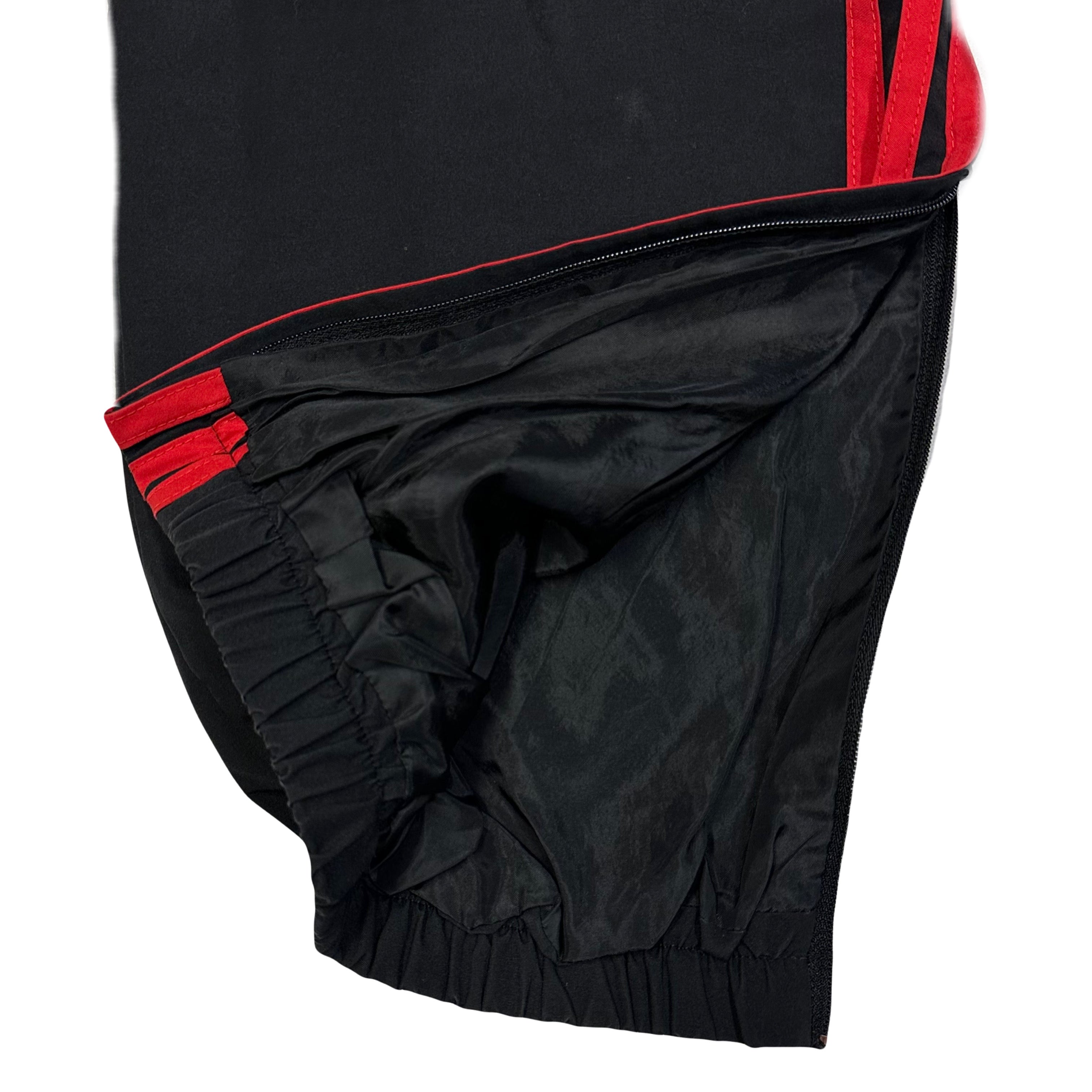 Adidas AC Milan 2011/12 Tracksuit In Black & Red ( M )
