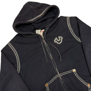 True Religion Contrast Stitch Hoodie ( L )