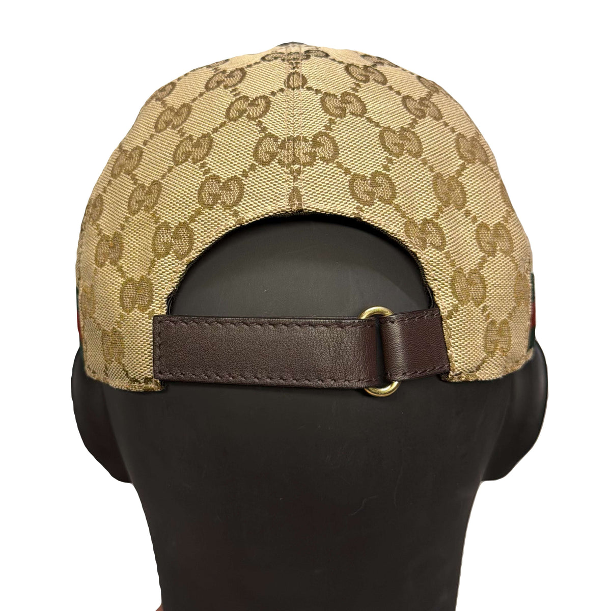 Gucci Monogram Cap In Tan (XL)