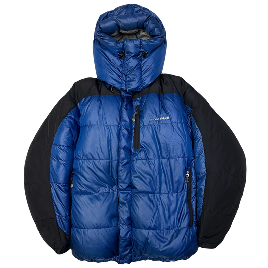 Montbell Ventisca Down Puffer Jacket In Navy & Blue ( L )