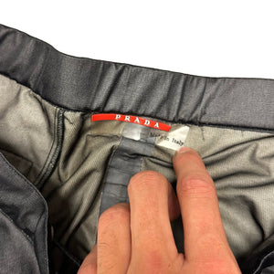 Prada Nylon Trousers In Black ( XL )