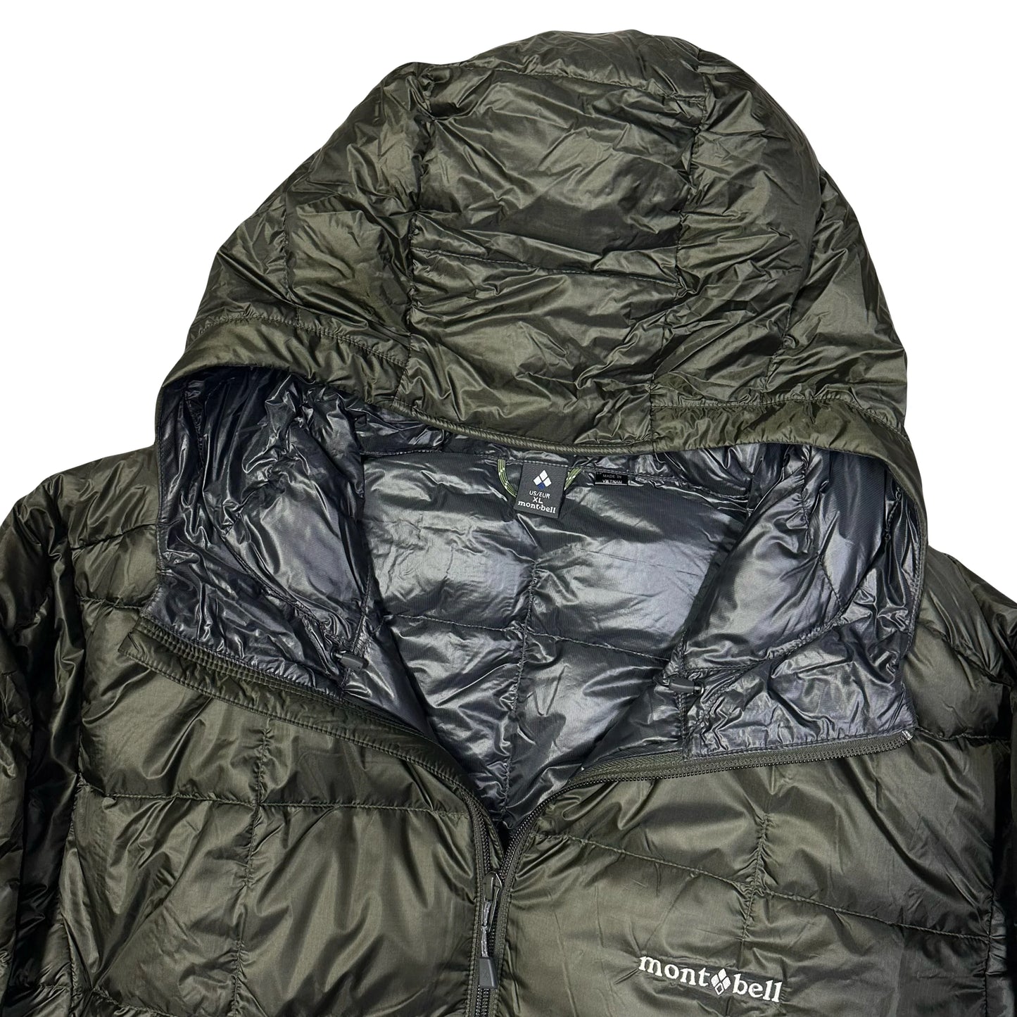 Montbell Superior Down Parka Puffer Jacket In Dark Green ( US/EUR XL )