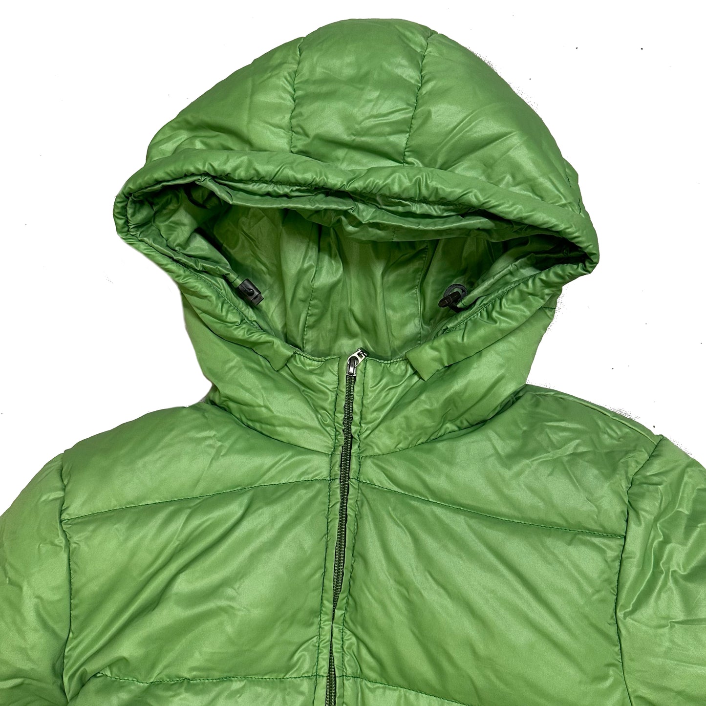 Duvetica Fur Hood Women’s Puffer Jacket In Green ( M ) - 1036 Emporium